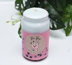 Bo Bar pink bubble tea